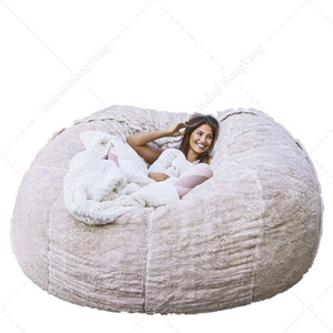 7Ft 8Ft Custom Memory Foam Unfilled Pouffe Beanbag Living Room Chairs Big Bean Bag Cover Giant Bean Bag Sofas For Adults