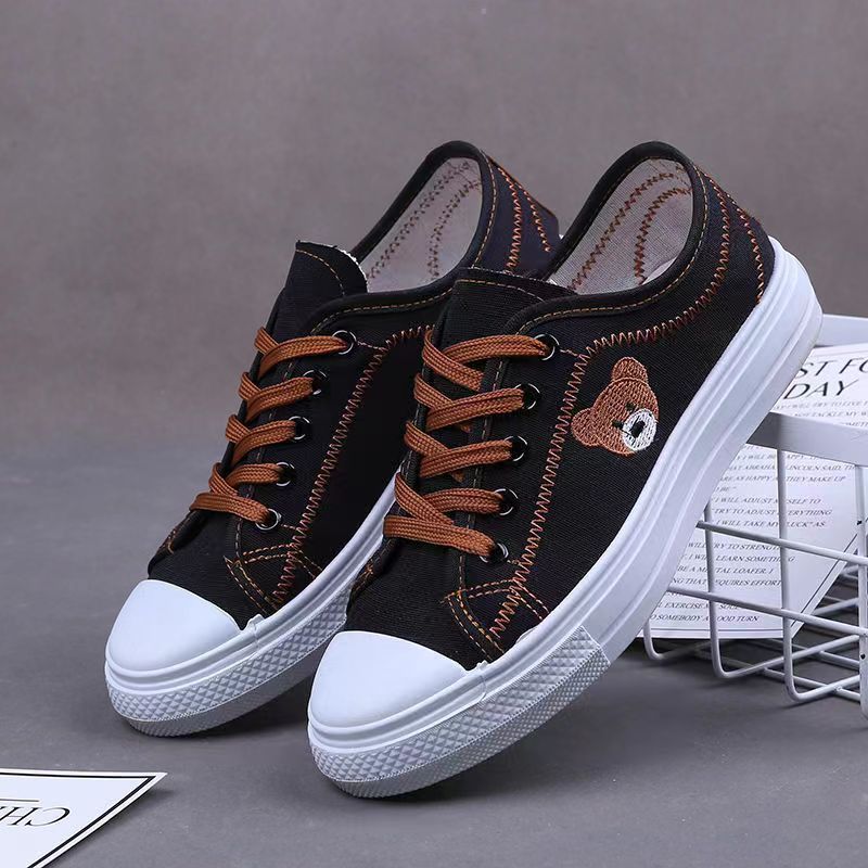 hongyan New cloth women's single shoes canvas casual light women's shoes factory wholesale