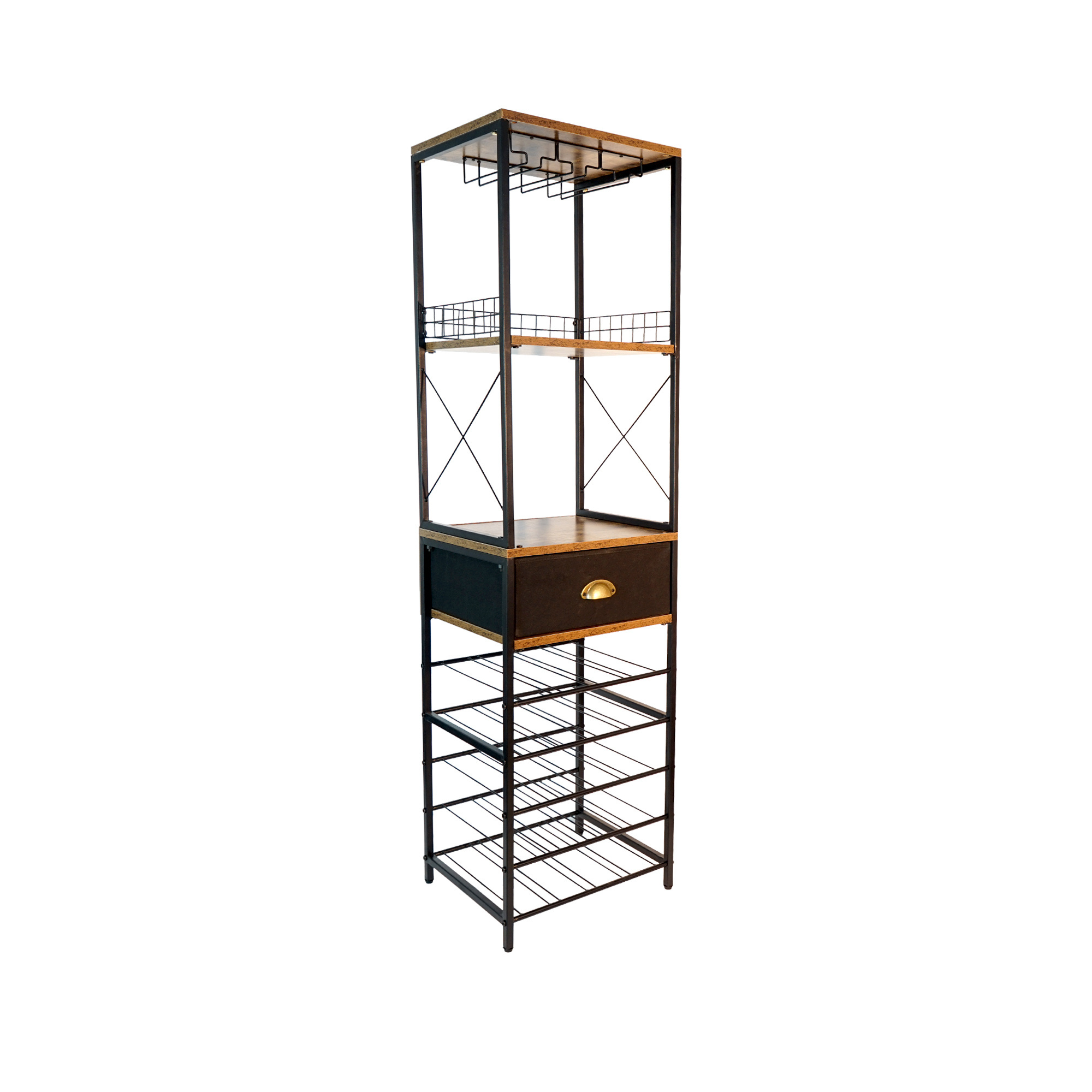 Hot Sale glass metal wine rack cabinet insert custom wine cabinet bar living room furniture wine cabinet