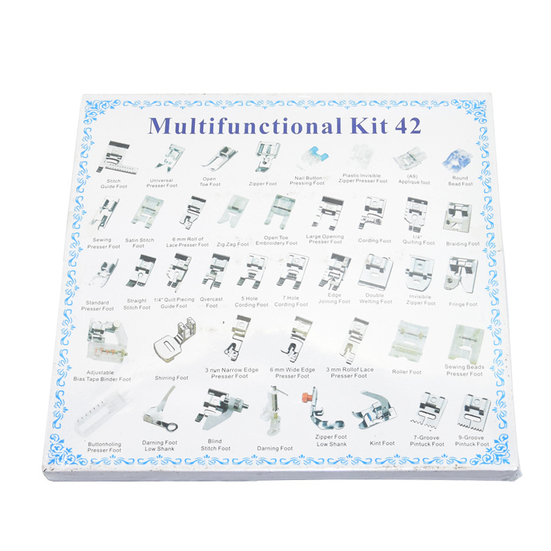 Singer Household multifunctional sewing machine presser foot 42 Piece kit set Sewing machine parts apparel accessories