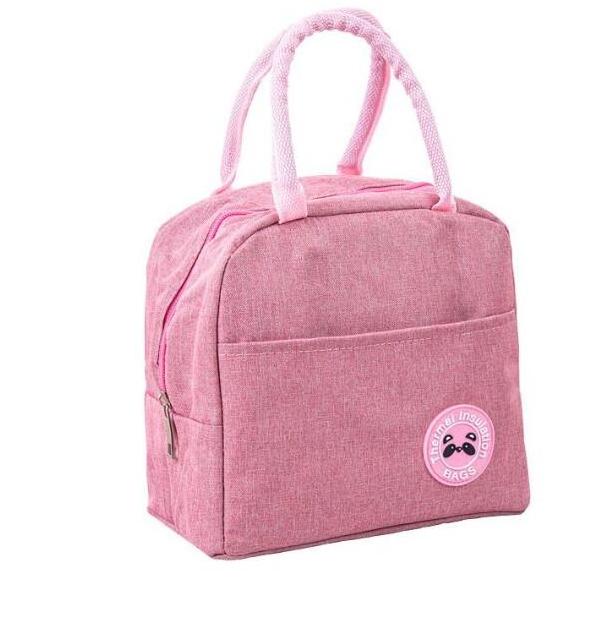 Small Tote Cooler Thermal Insulated Food Bags Portable Picnic Lunch Box Bag