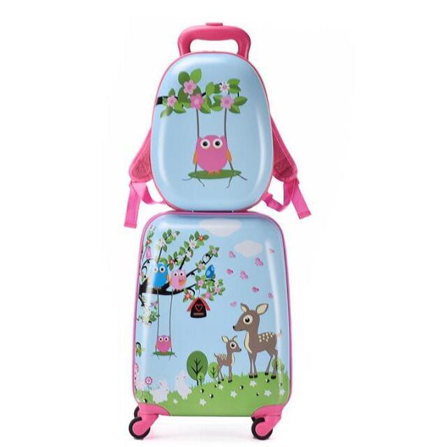 professional manufacturer trolley bag wholesale carry on children luggage travel suitcase for kids