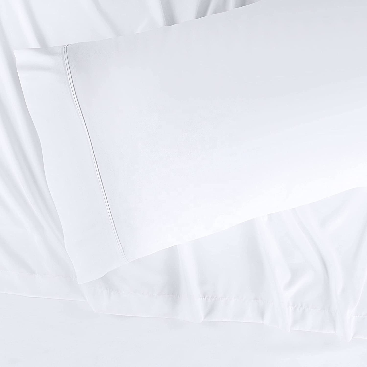 Hotel Collection 100% Cotton 200T 300T Solid Color Pillow Cases For Wholesalers