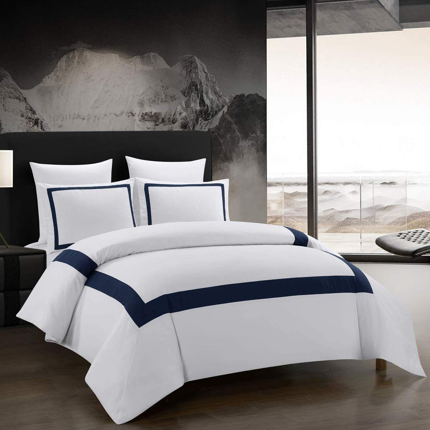 Hotel Luxury Queen Bed Sheet & Pillowcase Set Microfiber Soft 100% Cotton Bamboo Material Disposable Bedding for Home Use