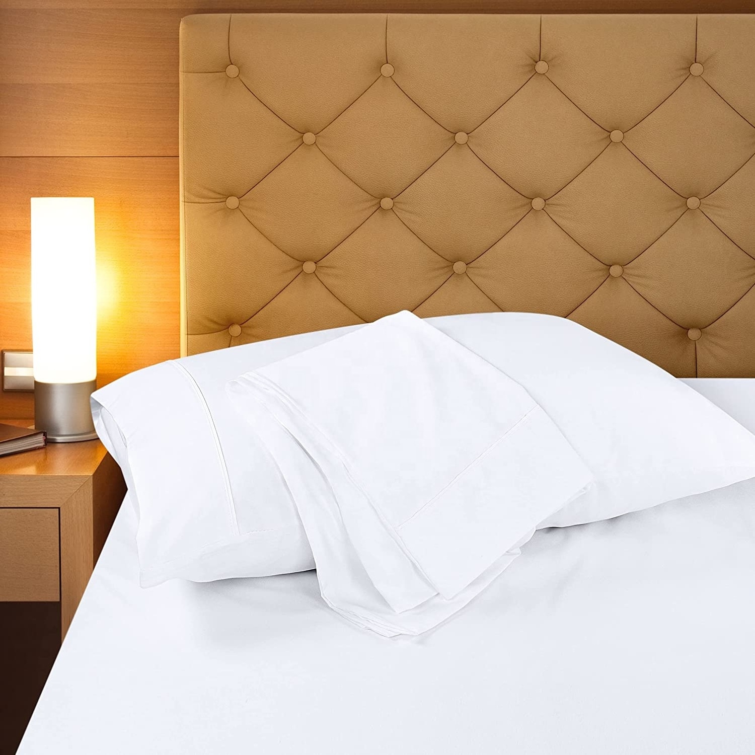 Hotel Collection 100% Cotton 200T 300T Solid Color Pillow Cases For Wholesalers