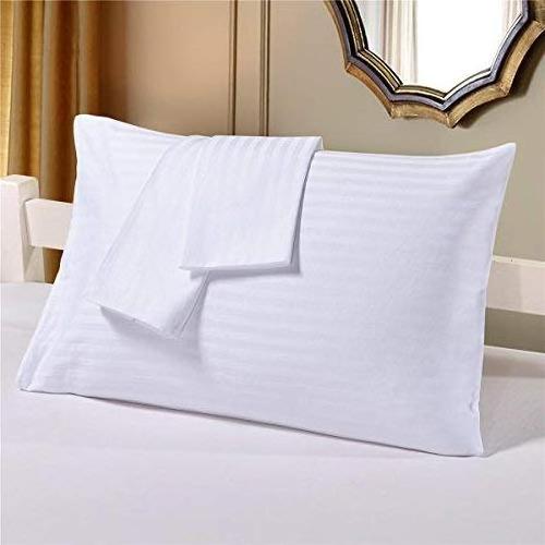 Luxury 100% Pure Cotton Home Textiles Bedding Set Stripe Pillow Case for Hotel And Home