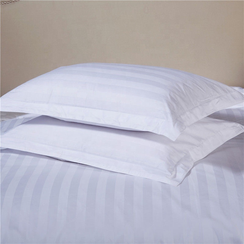 Luxury 100% Pure Cotton Home Textiles Bedding Set Stripe Pillow Case for Hotel And Home