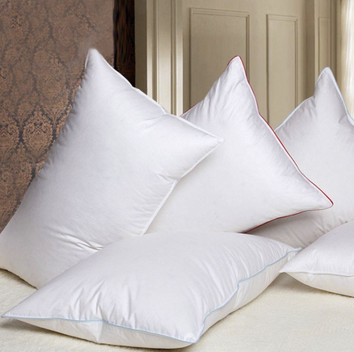 Hotel Quality Pillows Custom Pillow White Hotel Microfiber Filling Pillow