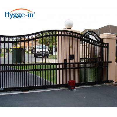 In Pakistan Latest Tubular Square Pipe For Front Home House Grill Sliding Single Main Door Iron Gate Designs