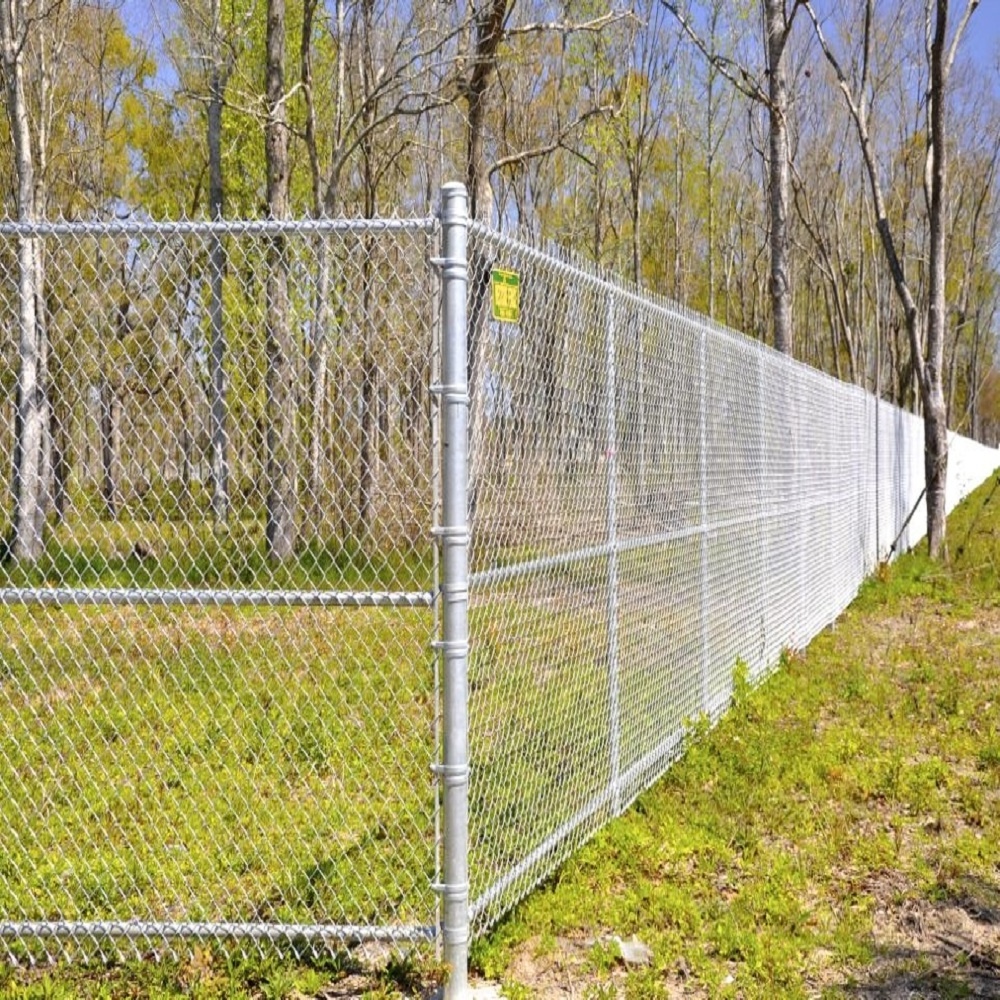 High Quality Wholesale Galvanized Chain Link Fence/PVC Coated Used Chain Link Fence Panels For Sale