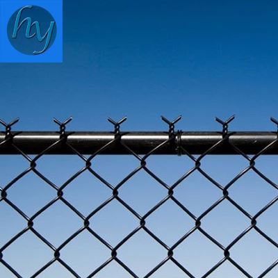 Chain Link Cyclone Barbed Wire Extension Arms Fence with PVC Fence Mesh Low Carbon Steel Wire Stainless Steel Metal Outdoor