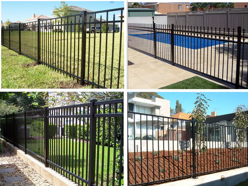 Wholesale Garden Durability Outdoor Fence Panels Gate Aluminum Alloy Fence