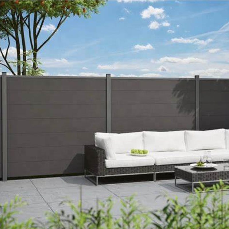 Wholesale Easy Installation Privacy Decorative Outdoor Garden Fence WPC Wood Composite Fence Panels