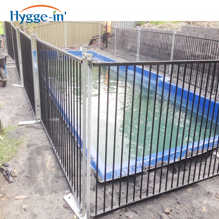 Garden Decorative Safety Concrete Portable Barrier Mesh Temporary Swimming Pool Fence Fence With Base