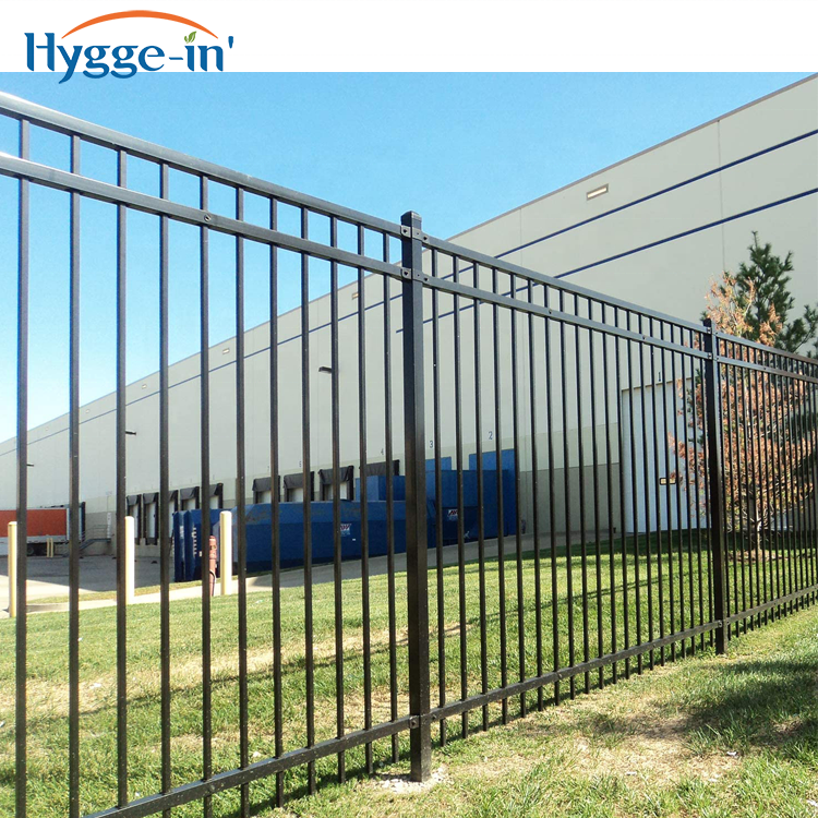 China 3m Panels Metal Steel Tubular Designs Cast Iron Garden Fence and Gates for Houses Aluminum No Dig Aluminum Fence with Post