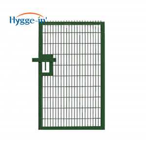 Single Door  Powder Coated Steel Welded  iron mesh Garden Fence Gates  Grill Fence Design Security Gates 120.5x 88.22in