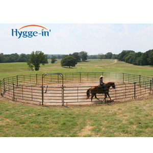 Factory Price Heavy Duty Galvanized Pipe Cattle Metal Fence Panels Livestock Corral Horse Stall Panels