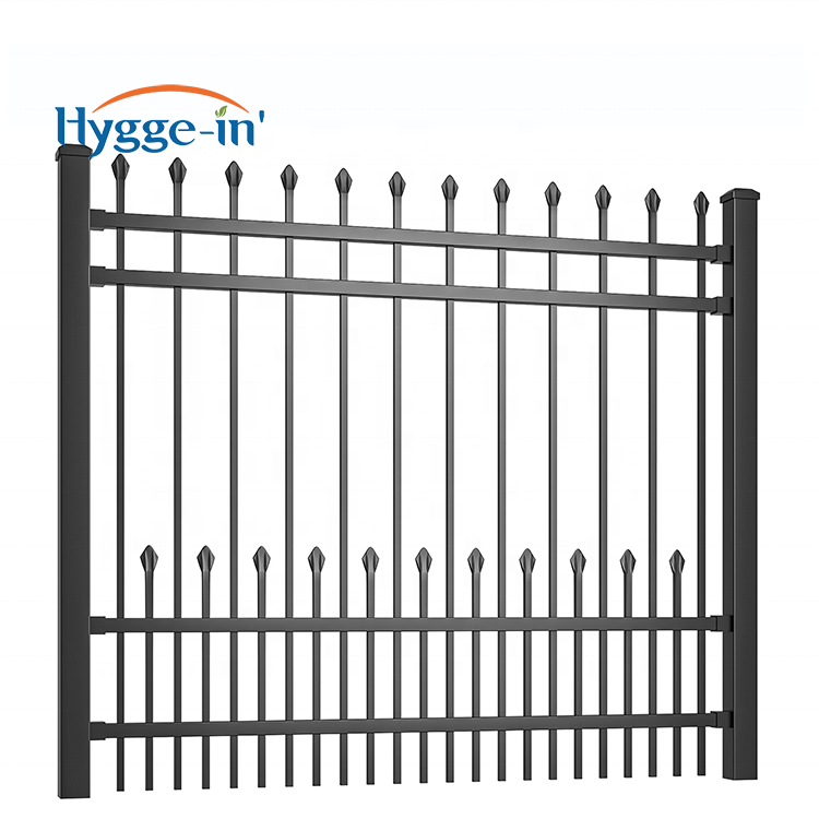 Wholesale Garden Durability Outdoor Fence Panels Gate Aluminum Alloy Fence