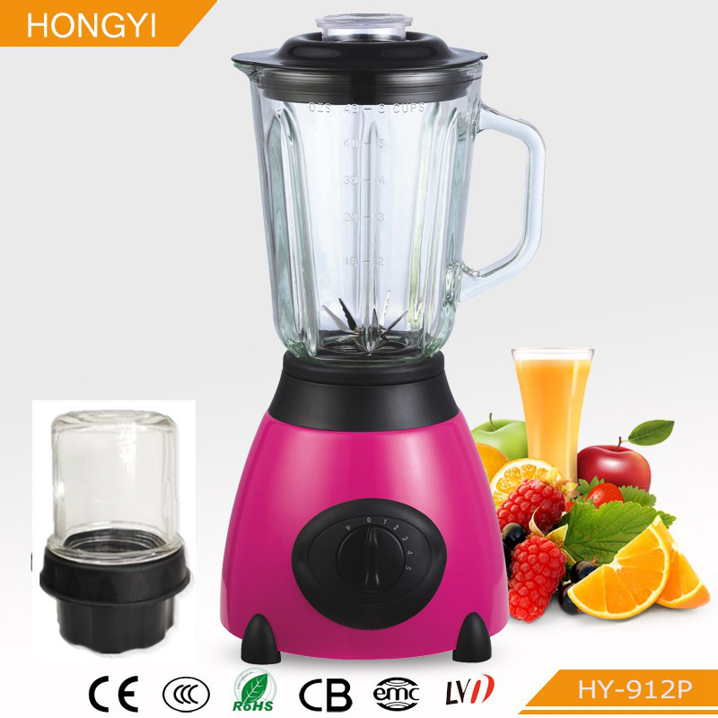 Stainless steel body blender/juicer blender mixer/Food chopper blender with glass jar 2in1 blender