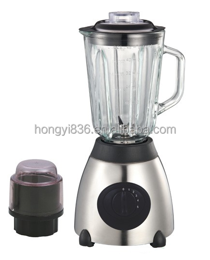 600W 2 in 1 blender with 1.5L and 2/5 speed stainless steel body 912 blender Y66 blender