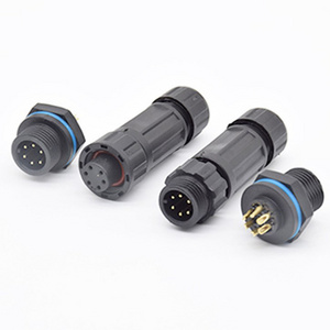 Factory Automotive IP68 Male Female Connector Aviation Plugs Fast M12  M16 Custom Pins Assembled Outside Waterproof Connector