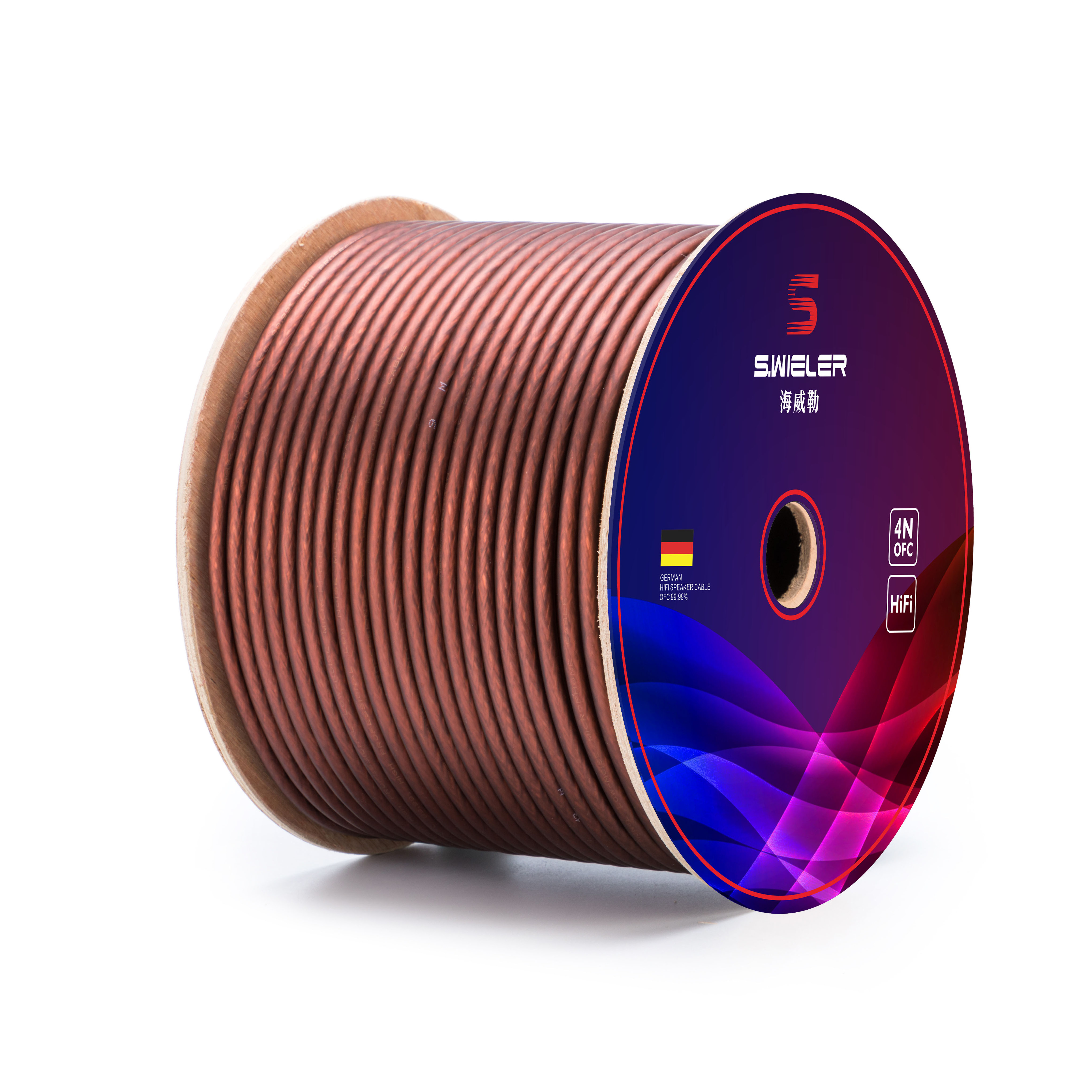 2 Core 24AWG Low Noise Shielded Flexible OFC Copper Hifi DMX Audio XLR Cable Speaker Wire Cable Roll Bulk Microphone Cable 100m