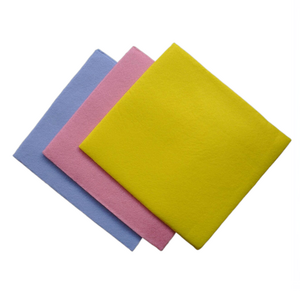 2022 Hot Sale Pink Super Absorbent Non-woven Needle Punched Magic Cleaning Cloth Household Reusable Disposable Shammy Dish Cloth