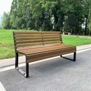 Factory price outdoor wooden bench cast iron bench cast aluminum patio furniture patio benches for school