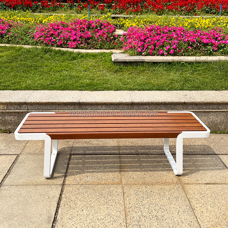 Customize teak garden bench outdoor benches for sale metal garden bench public area waiting chair