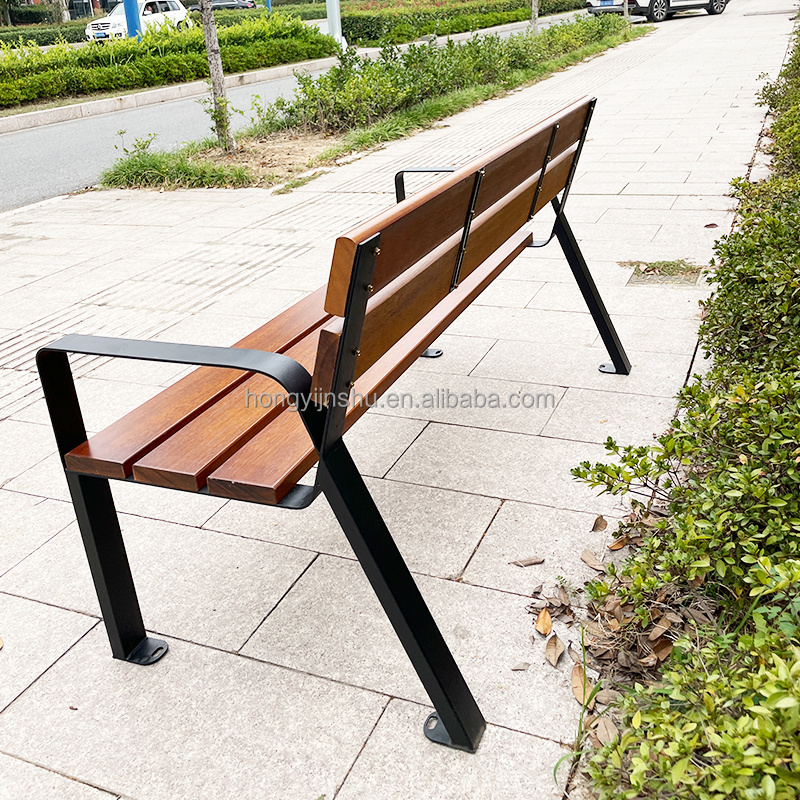 OEM iron garden bench  teak garden benches wooden garden benches for sale