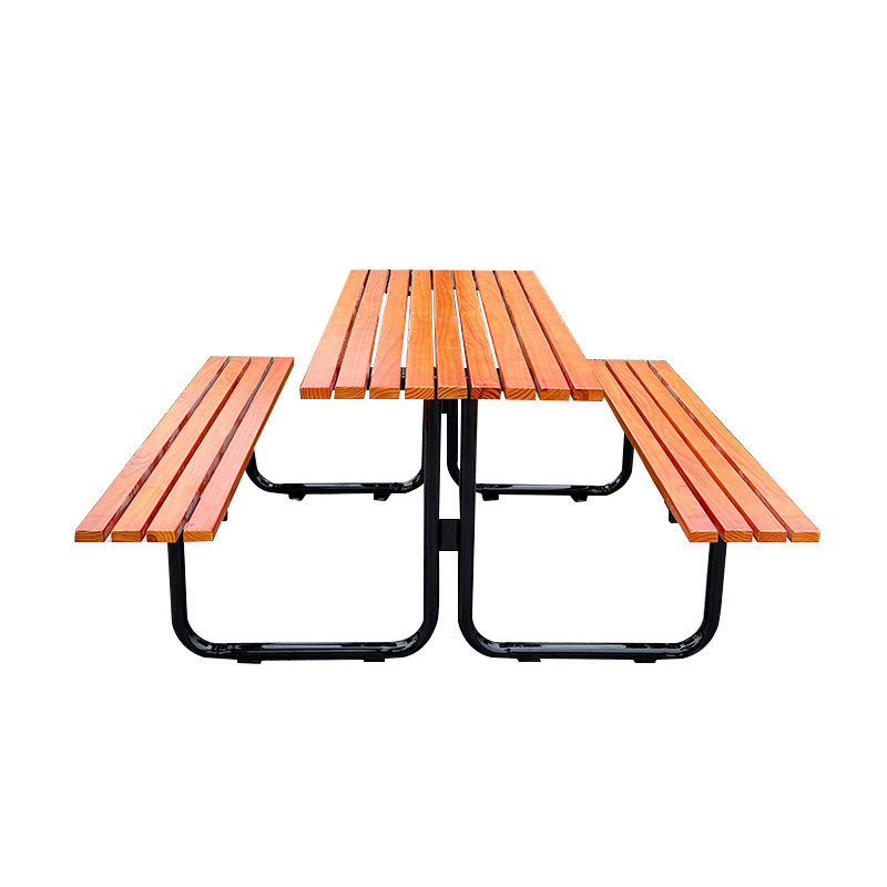 Composite garden bench outdoor dining table and bench patio table with bench