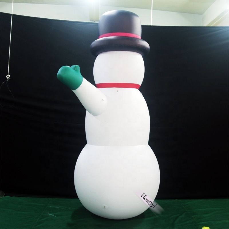 Advertising Cartoon Mascot Christmas Decoration Giant Inflatable Snowman