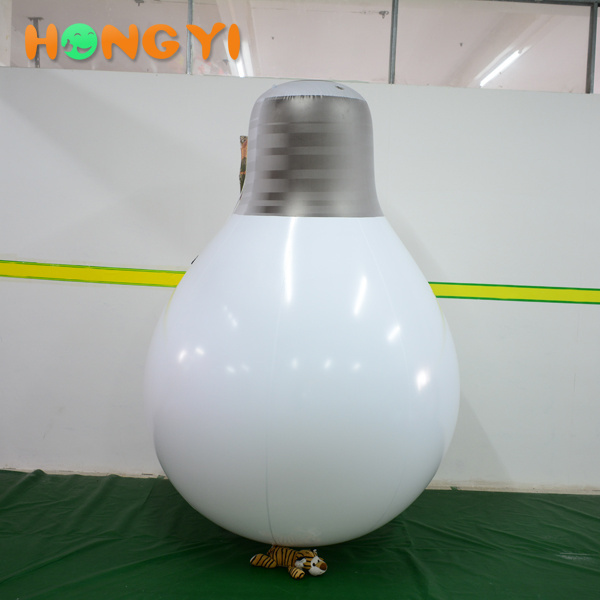 Hot sale giant inflatable light bulb balloon PVC inflatable led bulb model for advertising