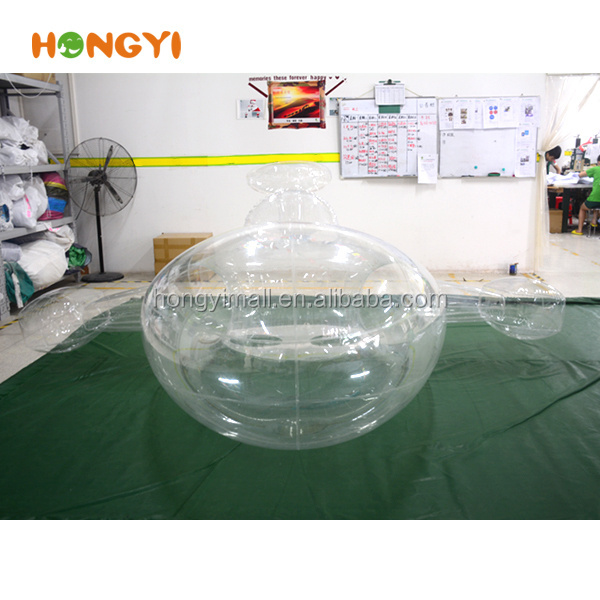 New design transparent inflatable aircraft / inflatable airship / inflatable submarine