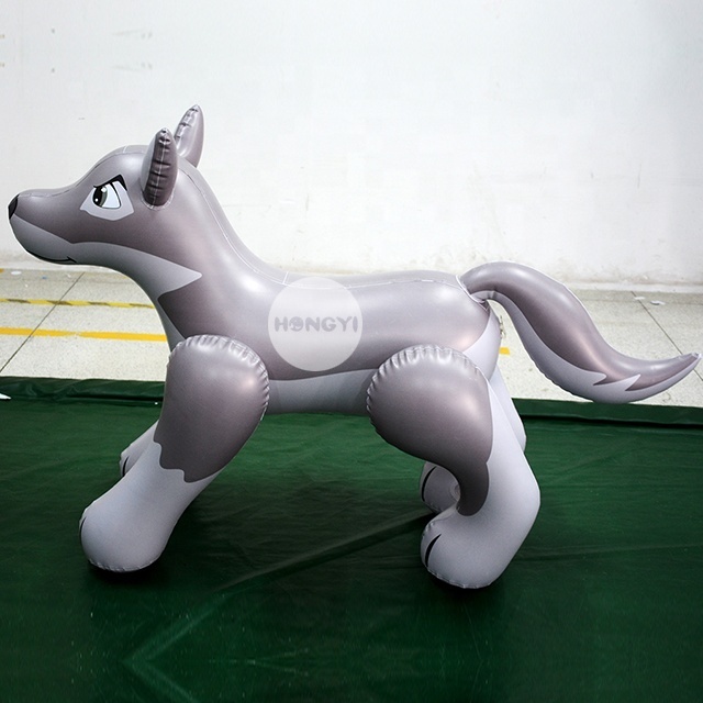 Selling Large High Quality PVC Inflatable Wolves As Advertisements