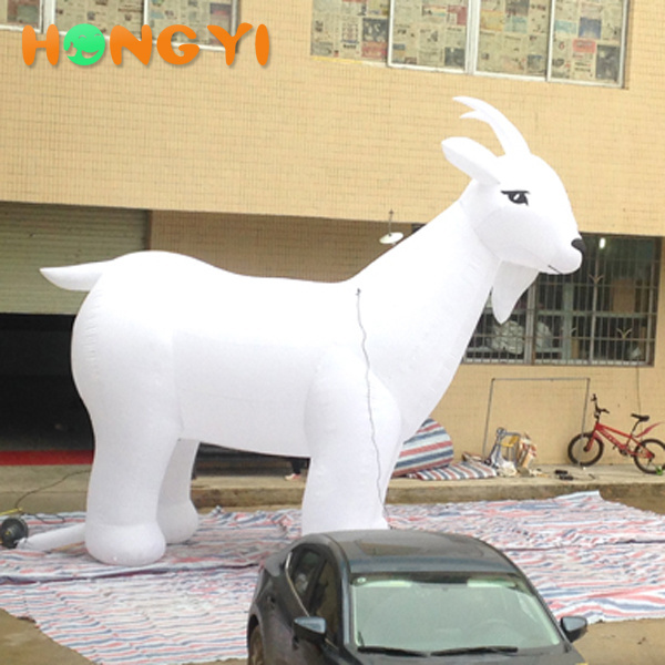 High quality giant inflatable sheep PVC inflatable goat model for advertising poster print