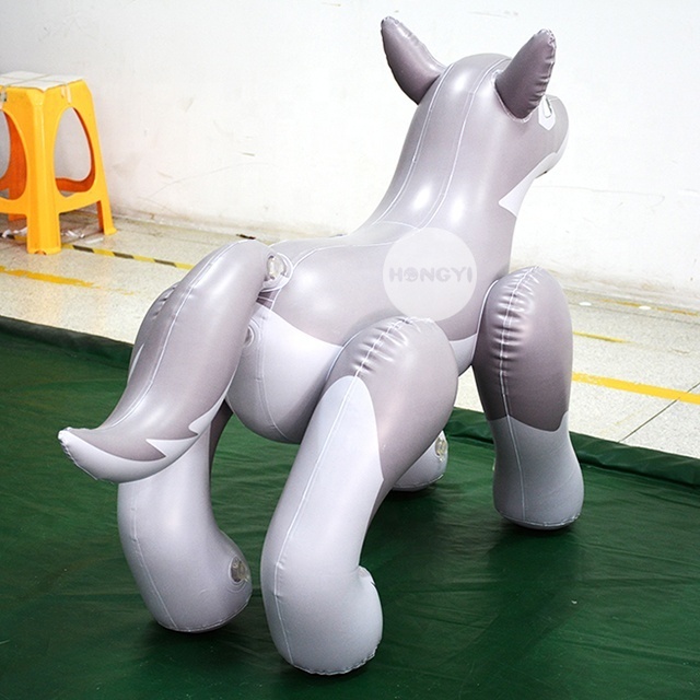 Selling Large High Quality PVC Inflatable Wolves As Advertisements