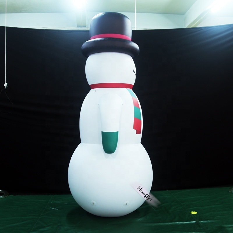 Advertising Cartoon Mascot Christmas Decoration Giant Inflatable Snowman