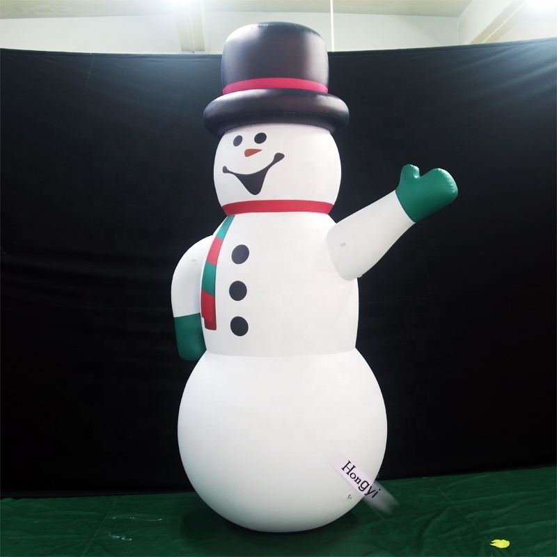 Advertising Cartoon Mascot Christmas Decoration Giant Inflatable Snowman