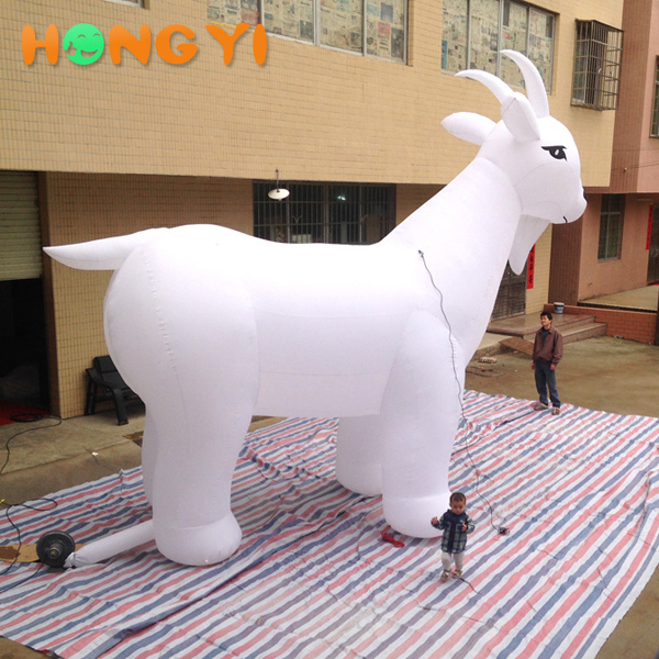 High quality giant inflatable sheep PVC inflatable goat model for advertising poster print