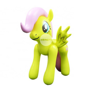 Customized Giant Inflatable Pony Cartoon Horse For Advertising Toys