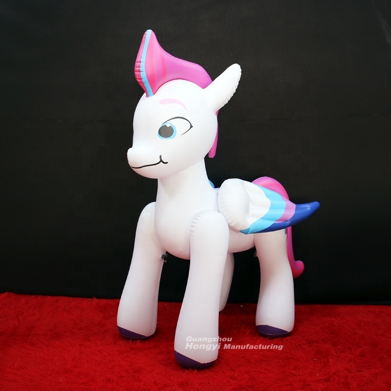 Hongyi Customize Little Pony Pink Inflatable Pony Toy For Sale