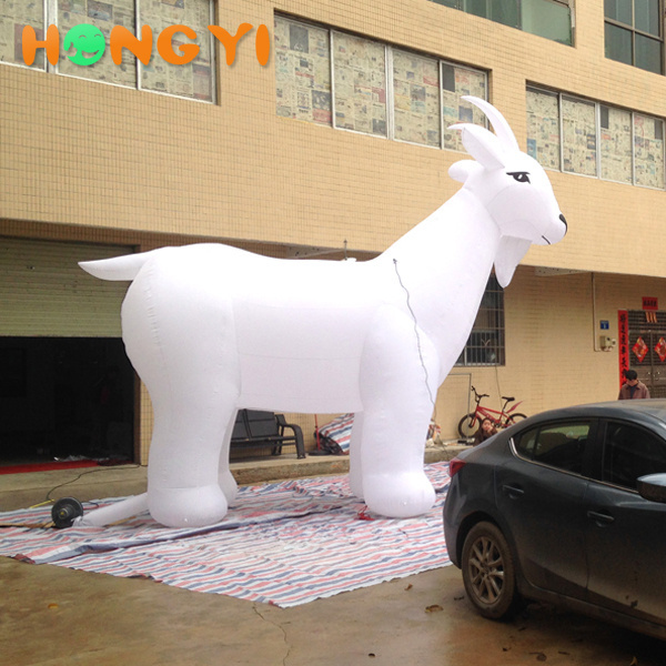 High quality giant inflatable sheep PVC inflatable goat model for advertising poster print