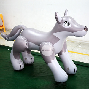 Selling Large High Quality PVC Inflatable Wolves As Advertisements