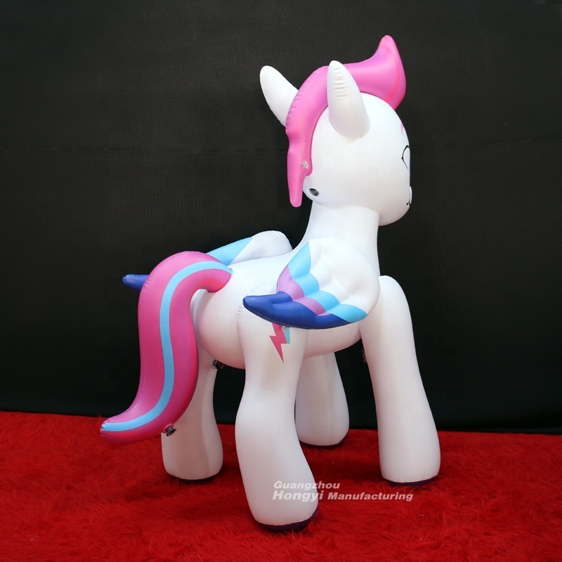 Hongyi Customize Little Pony Pink Inflatable Pony Toy For Sale