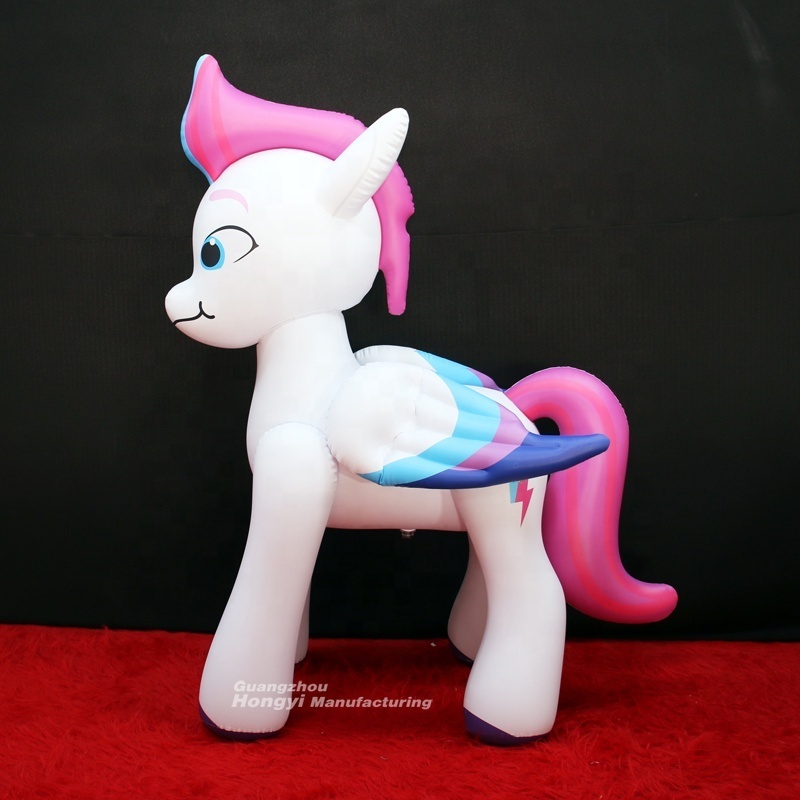 Hongyi Customize Little Pony Pink Inflatable Pony Toy For Sale