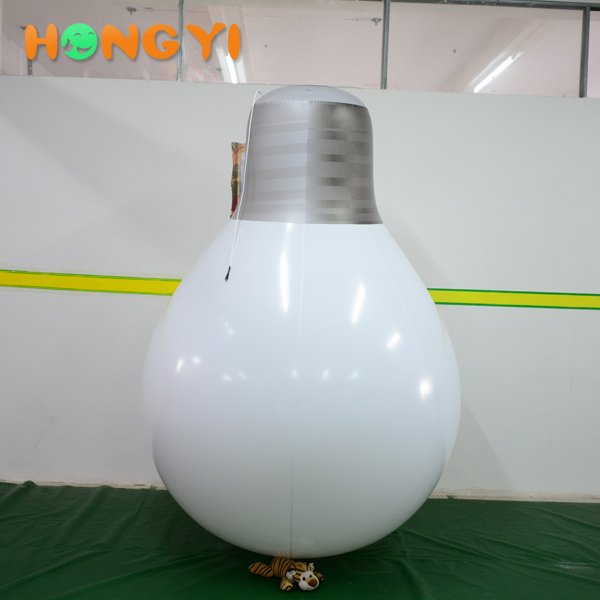 Hot sale giant inflatable light bulb balloon PVC inflatable led bulb model for advertising