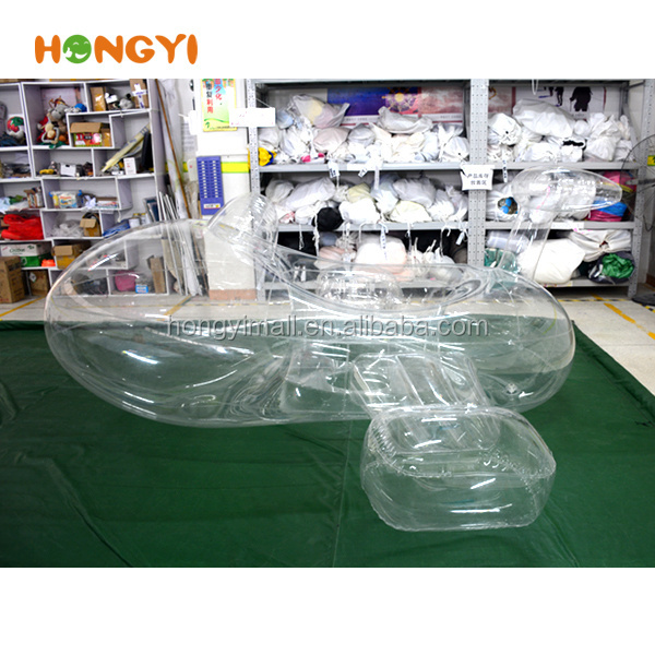 New design transparent inflatable aircraft / inflatable airship / inflatable submarine