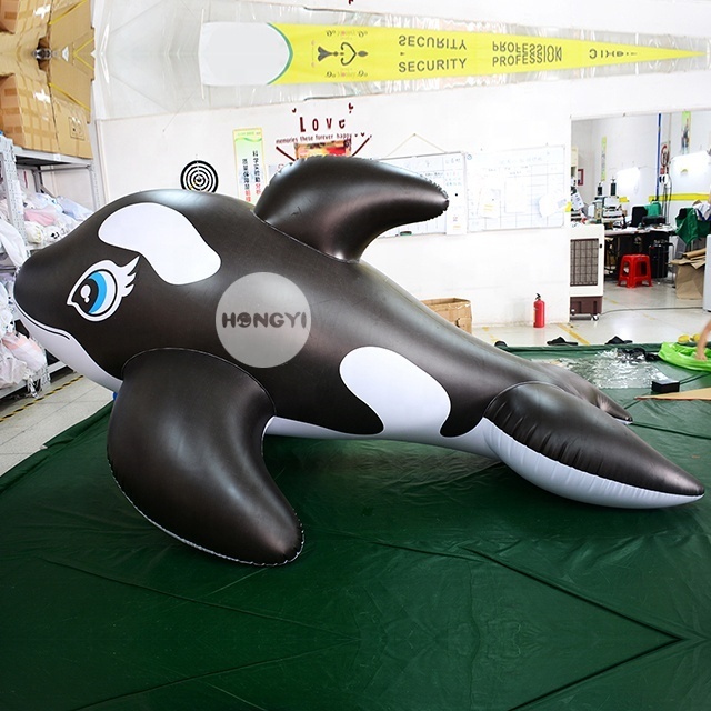 Production Ocean World Aquarium Black Customization Inflatable Dolphin Shark Toy