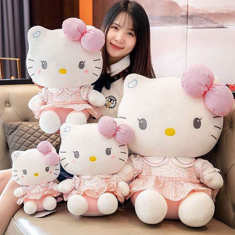 NEW Kt Cat Doll Hi Kitty Plush Toy Sourcing Agent Christmas White the Kitty Plush Toys Pink Easter Stuffers Kitty Stuffed Dolls